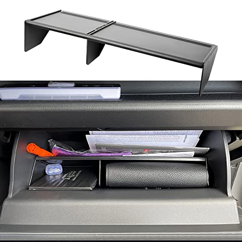 Glove Box Organizer for RAV4 2019-2025 | Insert Glove Compartment Dividers, Black ABS Materials, Not for Large Glove Box Versions, Compatible with RAV4 Accessories