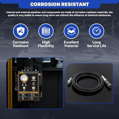 AUTOOL Brake Bleeder Kit Automotive Brake Fluid Bleeder Kit, Vacuum Brake Bleeding Tool, Brake Fluid Air-Free Filling, Automatic Brake System Bleeding Tools One Person