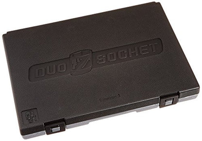 3/8" Dr. 59pc Fract. & Metric Duo-Socket Set - 12