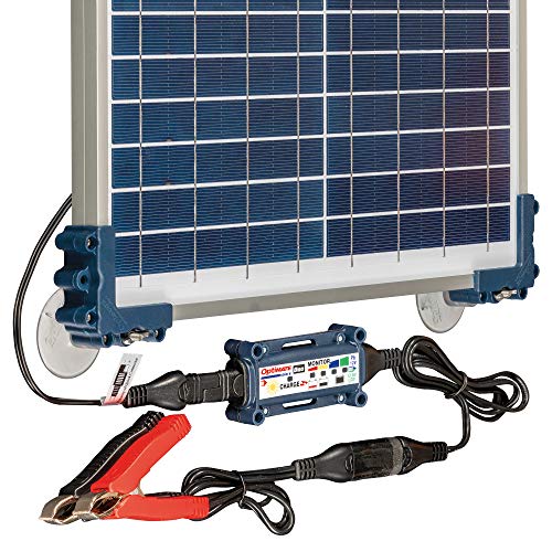 Optimate Solar Duo 20W Travel kit, TM522-D2TK, 6-Step 12V / 12.8V 1.6A Weatherproof Solar Battery Saving Charger & maintainer - style: OptiMATE Solar DUO 12V / 12.8V charge controller with 20W Solar Panel (Travel Kit)
