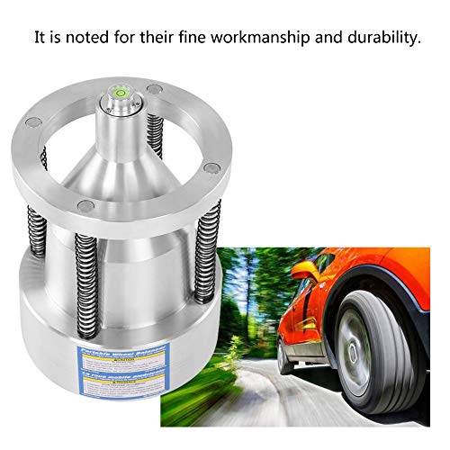 Portable Wheel Balancer, High Strength Aluminum Iron Tire Balancer with Bull's Eye Level, Anti Rust Lightweight Tire Balance Tool for Cars Light Trucks