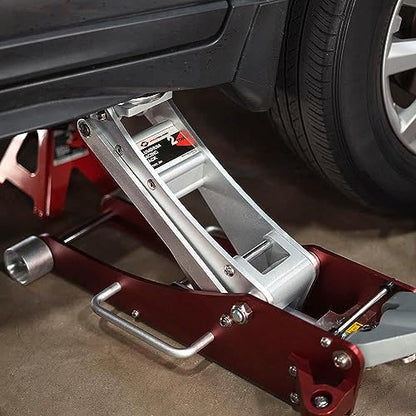 AFF 2 Ton Wrecker Service Jack, Lightweight Anodized Aluminum Frame, Double Pumper Technology, 208 - size: 2 Ton Capacity