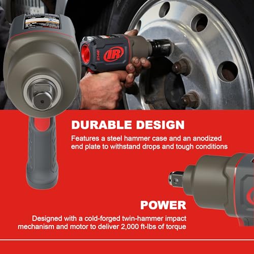 Ingersoll Rand 2146Q1MAX 3/4-Inch-Drive Air Impact Wrench with Quiet Pistol-Grip Design and 2,000-Foot-Pounds Torque - style: 2146QIMAX - Newer Model