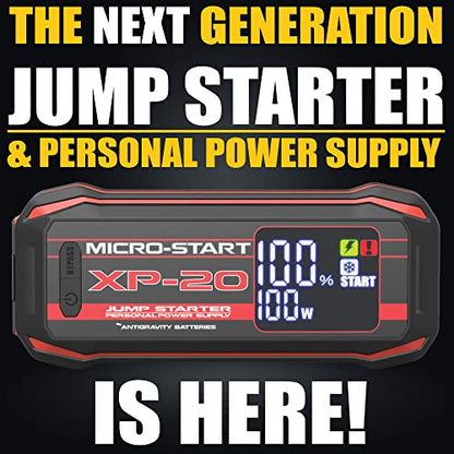 Antigravity Batteries 2000A Jump Starter – 12V Lithium Battery Booster Pack, Portable Jump Box, for up to 10.0L Gas & 8.0L Diesel Engines