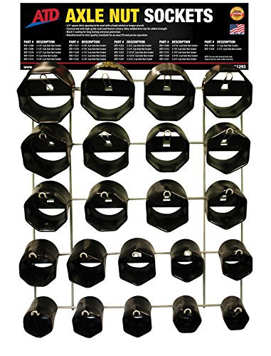 22 Pc. Axle Nut Socket Display