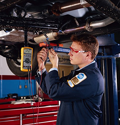 Fluke 88V Deluxe Automotive Multimeter, Troubleshoot Problems on Conventional and Hybrid Vehicles, Measures Pulse Width, and Duty Cycle