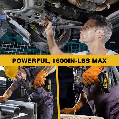 RIDA Cordless Impact Driver Kit 20V 180Nm Torque Home DIY & Repair Projects | 1/4" All-Metal Hex，0-2800RPM, Variable Speed, 2.0Ah Battery, 1H Fast Charger, 25 Driver Bits, Storage Tool Bag - style: Cordless Impact Driver