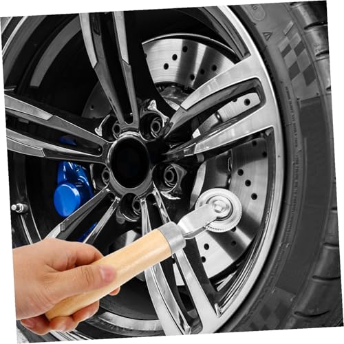 GANAZONO 2Pcs Tire Repair Roller Kit with Handle Ergonomic Tire Patch Tool for Cars Motorcycles and Bicycles Portable Car Repair Tools for Quick and Easy Tire Fixing