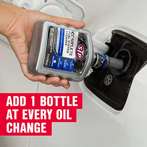 STP Direct Injection Fuel Injector Cleaner, Advanced Synthetic Technology Fuel Cleaner Dissolves Hardened Deposits that Accumulate on Injectors, 12 Oz, STP - style: Fuel System Cleaner