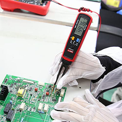 UNI-T UT116C Digital Smart SMD Tester Intelligent Diode Continuity Resistor Capacitor LED Battery Test Mini Multi Tester, 6000 Counts Auto Ranging, Resistance Capacitance DC Voltage