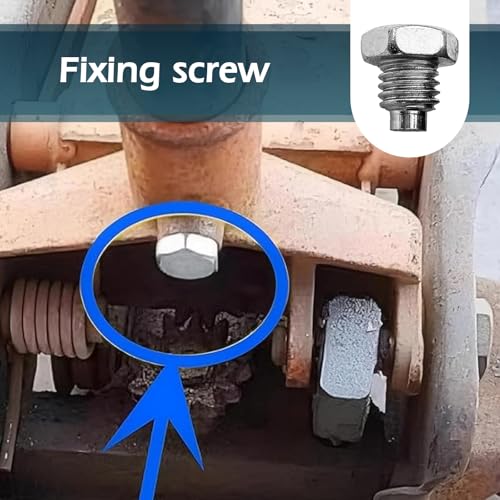 3PCS Floor Jack Handle Bolts, Horizontal Car Jack Fixing Bolts, Pressure Rod Bolt for Hydraulic Floor Jacks, Pressure Rod Fixing Screw Replacement for 3 Ton 4 Ton Hydraulic Jacks(Silver)