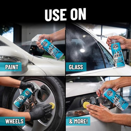 Chemical Guys, Complete Clay Bar Kit, Paint Restoration System for Cars | Clay bar and lubricant lift bonded grime, overspray and fallout, prepping smooth paint for wax, sealant or coating