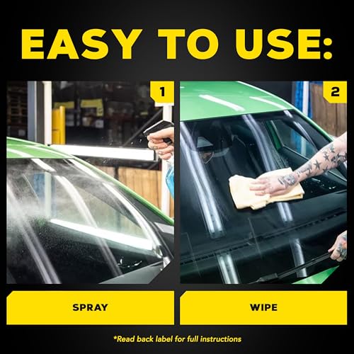 Meguiar's Perfect Clarity Glass Cleaner, Keep Windows, Windshields, and Mirrors Gleaming using a Premium Anti-Hazing Formula that Leaves a Superior Streak Free Finish, 24 Oz - style: Glass Cleaner Spray