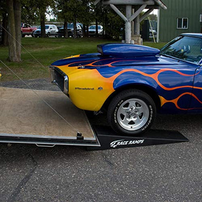 Race Ramps 2-Pack RR-TR-7 Trailer Ramp, Lightweight & Non-Scratch for Maintenance & Display, 7" - Portable Automotive Platform Riser for Loading, Oil Changes and Garage Use