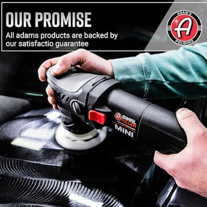 Adam's Polishes Swirl Killer 12mm Polisher - Orbital Polishing Paint Correcting Buffer Tool - Car Scratch Remover - Use Post Car Wash Clay Bar & Pre Wax or Ceramic Coating - style: Basic Kit