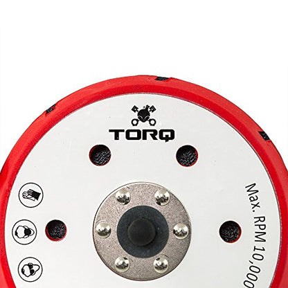 Chemical Guys Torq-BUFLC_202 R5 Dual-Action Backing Plate with Hyper Flex Technology (6 Inch), Red - size: 6 Inch Dual Action