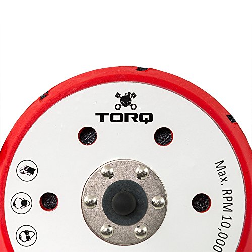 Chemical Guys, TORQ R5 Dual-Action Backing Plate, Hyper Flex, Red, 6 in | Flexible 6 in backing plate pairs full-size pads with dual-action polishers for smooth, balanced correction - size: 6 Inch Dual Action
