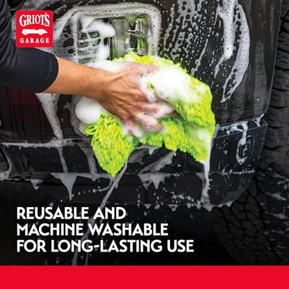 Griot's Garage Microfiber Wash Pads for Car Wash and Detailing, Soft and Ultra-Absorbent for Gentle Auto Cleaning, Machine-Washable, 8" x 10", Set of 2, 11290 - style: Pads (Set of 2)