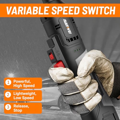 NAWIN 16.8V Electric Ratchet Wrench,3/8 electric ratchet,40 Ft-lbs, Power Ratchet Tool Kit