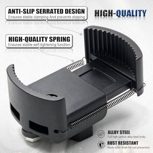 Universal Adjustable Oil Filter Wrench, 2-3/8 to 3-1/8" Cap Style Oil Filter Removal Tool with Auto-Clamp Spring for Motorcycle, Car, Small to Medium Spin-on Filters