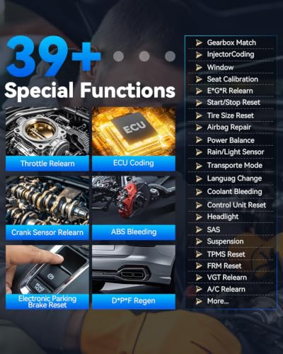 XTOOL D7 Bidirectional Scan Tool, AI-Assisted OBD2 Scanner Diagnostic Tool, 39+ Resets, ECU Coding, Full System Car Scanner with EPB, Injector Test, Throttle, Crank Sensor Relearn, FCA/CANFD/DoIP