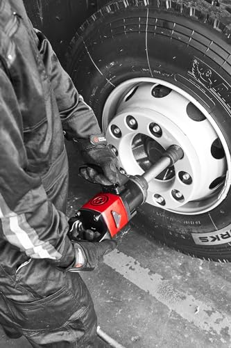 Chicago Pneumatic CP7783-6 Air Impact Wrench (1 Inch), 6 Inch Ext. Anvil, Air Gun Industrial Repair & Assembly Tool, D-Handle, Pinless Rocking Dog, Max Torque Output 1770 ft. lbf/2400 Nm, 2400 RPM - style: With Extended Anvil