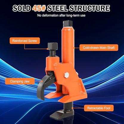 38"-42" Manual Tire Bead Breaker Tire Change Tool for Aluminum Alloy Hubs, ATVs, UTVs, Tractors, Trucks, Cars Easy-Operated Tire Repair Tool Heavy Duty - color: Orange