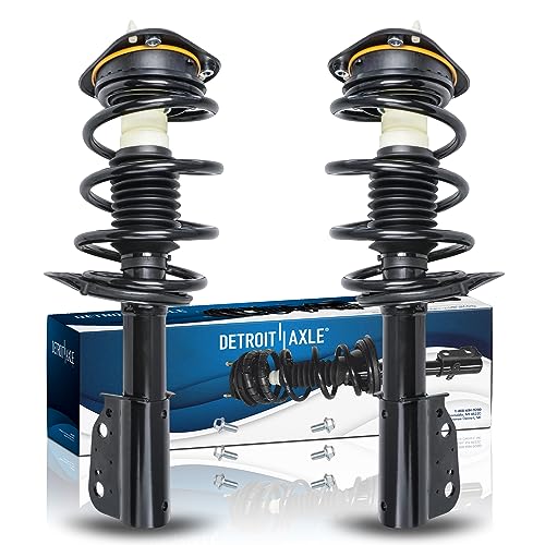 Detroit Axle - 2pc Front Struts for Buick LeSabre Cadillac DeVille Pontiac Bonneville Oldsmobile Aurora, Struts Shocks with Coil Spring Assembly Replacement - size: 171685 x2/PAIR