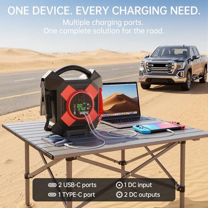 DM1264 Heavy Duty Jump Starter, 30000A Peak 12V Lithium Booster Pack for Semi Trucks, Start All for 50L Diesel and Gasoline Engines,-40°F Cold Starter, 1 Second Instant Start Dead Battery