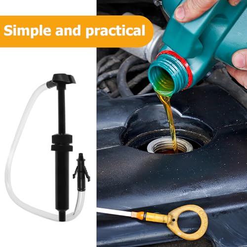 iplusmile 1set Automotive Fluid Transfer Pump Kit Heavy-duty Manual Siphon Hose for Oil and Adaptable for Cars and Boats Design for Applications Includes Versatile Attachments