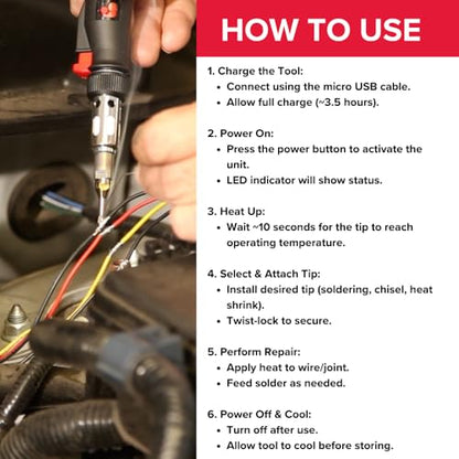 Power Probe Pro-Solder 50 Butane Soldering Iron (PPPS50W)