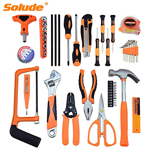Tool Set,48-Piece Home Tool Kit for Men Women Homeowner,Household Basic Tool Set with Case for Home Maintenance and DIY Projects - size: 48 pcs