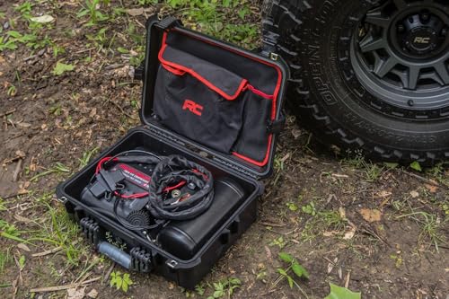 Rough Country Portable Twin Air Compressor | 12V | 150PSI | 6.16 CFM - RS208A