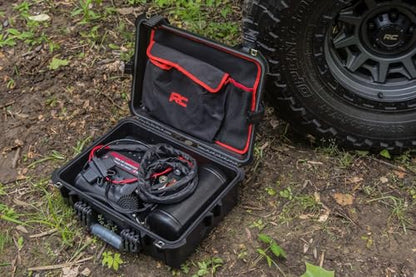 Rough Country Portable Twin Air Compressor | 12V | 150PSI | 6.16 CFM - RS208A