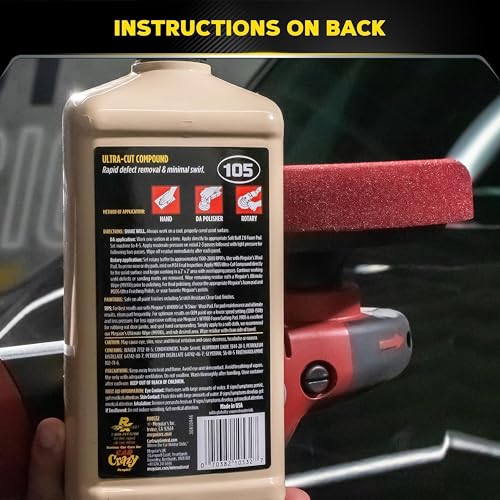 Meguiar’s Mirror Glaze Ultra-Cut Compound, Car Polishing Compound for Car Paint to Remove Light Defects and Restore Clarity; Use On Cars, Trucks & Suvs - 32 Fl Oz - size: 32 Oz, style: Ultra-Cut Compound