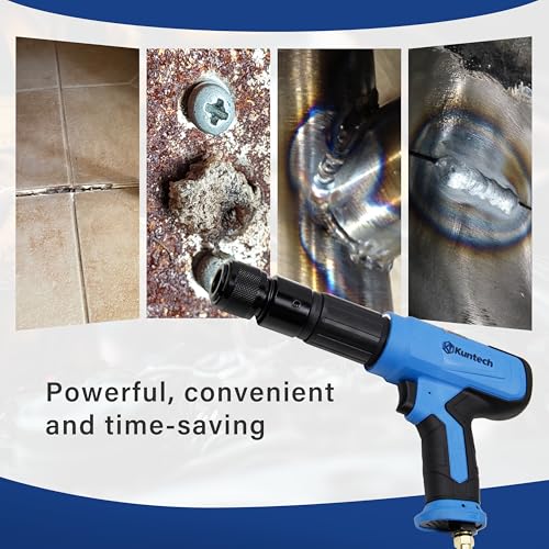 27PCS Air Hammer Kit, Pneumatic Hammers 2500 BPM, Air Hammer Piece Chisel Set with Carrying Case & Gloves - style: 27 PCS
