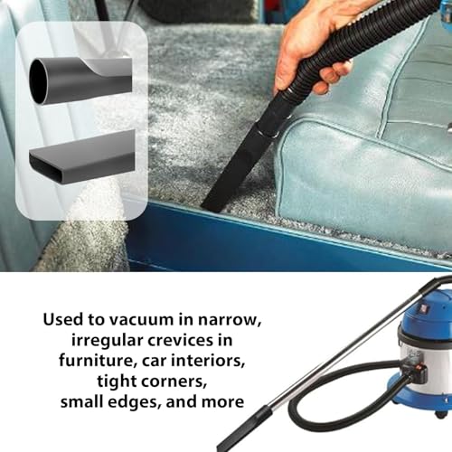10 Pcs Universal Vacuum Attachments & Brushes for Shop Vac Accessories, 2 1/2" to 1 1/4" Hose Adapter for Shop Vac, 1 7/8" to 1" Vacuum Brush Attachment, Vacuum Accessories and Attachments - size: 10 Pcs
