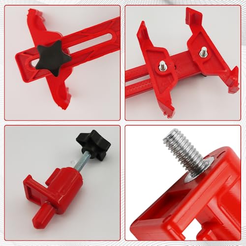 Engine Timing Tool, Camshaft Locking Tool, 9PCS Car Auto Dual Cam Clamp Camshaft Engine Timing Sprocket Gear Locking Kit, Cam Gear Clamp and Holder Set Universal for Most Cars, Trucks and Vans