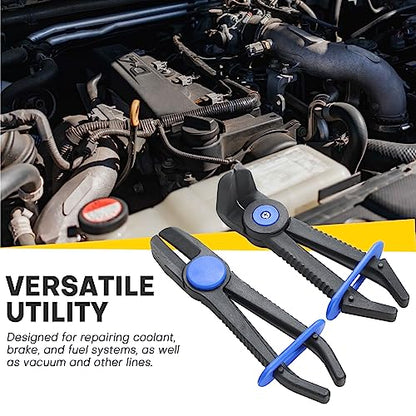 6PCS Hose Clamp Pliers Set | Versatile Hose Pinch Off Pliers, Line Clamp Pliers Set Straight & 90°Angled for Flexible Hoses, Brake Hoses, Fuel Lines - style: 6PCS Straight & 90°Angled