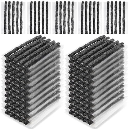 150 Pack Tire Repair Strings, 4 Inch Automotive Tool Tire Repair Plugs, Rubber Tire Patch Plug Tubeless Tire Sealant for Car, RV, SUV, ATV, Motorcycle, Truck,Tractor