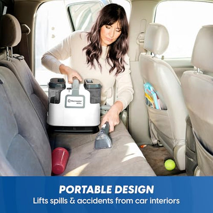 Vacmaster 400 Series Portable Carpet & Upholstery Spot Cleaner Machine | 16Kpa Power Suction with Versatile Tools for Pets, Area Rugs and Couches – SCB302 0101 - color: White