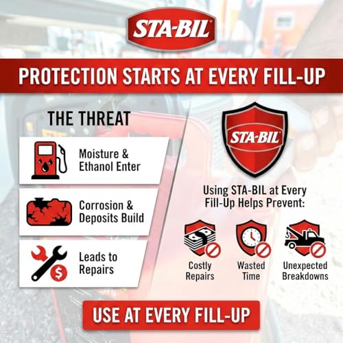 STA-BIL In-Season Protection Fuel System Treatment & Injector Cleaner, 10oz | Treats 50 gallons. Cleans fuel systems and injectors while helping protect against corrosion and ethanol damage. - size: 10 Fl Oz (Pack of 1)