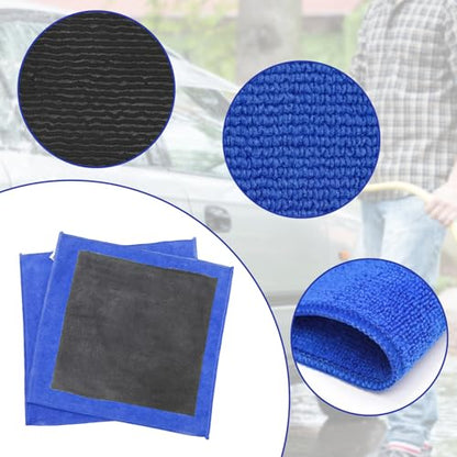 2 Pack Clay Towel 12 x 12 Inch, Microfiber Car Clay Bar Towel for Car Detailing - size: 12 x 12