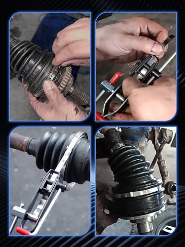 4PCS CV Boot Repair Kit for 25-125mm Height | Fits Shaft Size 26-34mm CV Axle Boot Repair Kit CV Joint Boot for Most Vehicle Silicone - size: 4PCS CV Boot & Clamp Pliers