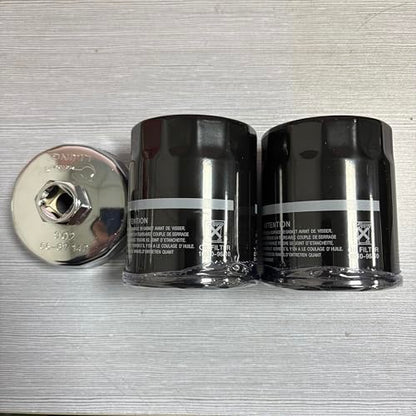 2PCS Oil Filter 16510-96J10 with Oil Filter Wrench Removal Installation Tool Compatible with Suzuki Marine Engine DF150 DF175 DF200 DF225 DF250 DF300 Replacement Sierra 18-7905-1 1879051
