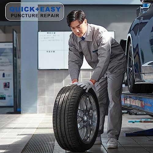 30pcs 4" Tire Plugs Heavy Duty.Tire Repair Plugs（Black） | Tire Plugs for Puncture Repair are Suitable for Tubeless Tires Car, Light Truck, Motorcycle, ATV, UTV. etc.… - style: Tire Plugs (30PCS)