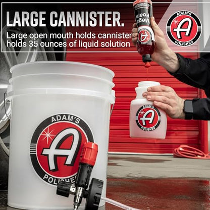 Adam's Polishes Premium Foam Cannon - Soap Sprayer for Car Wash | Sprayer Cannister for Pressure Washer 1/4" Quick Disconnect - size: Foam Cannon