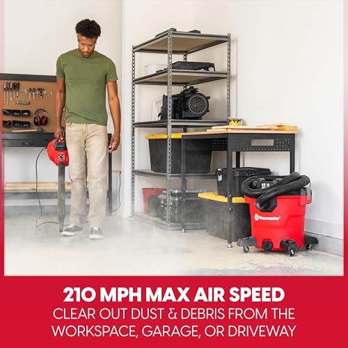Vacmaster 12-Gallon 6 Peak HP Wet/Dry Vac with Detachable Blower, VBVCM1211 1101 - size: 12-Gallon