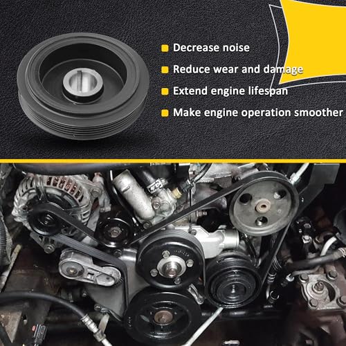 Engine Harmonic Balancer Crankshaft Pulley 594-139 Compatible with Toyota Camry 1992-2001 Solara 1999-2001 Rav4 1996-2000 Celica 1994-1999 L4 2.2L 2.0L 1340803020 - size: For Toyota Camry 1992-2001