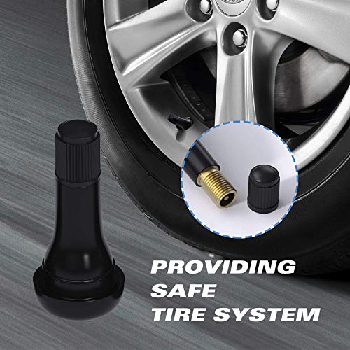CKAuto TR413 Rubber Snap-in Tire Valve Stem (5pcs/Bag) - size: TR413